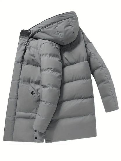 ALBNO Men’s Heavyweight Winter Coat – Windproof & Hooded