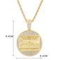 Last Supper Pendant Cuban Chain Necklace