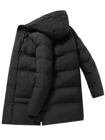 ALBNO Men’s Heavyweight Winter Coat – Windproof & Hooded