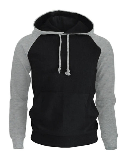 Men's Fleece Hoodie with Raglan Sleeves (New Style)
