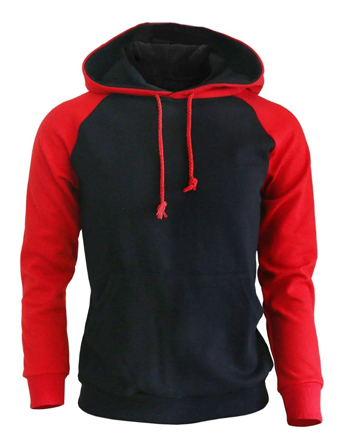 Men's Fleece Hoodie with Raglan Sleeves (New Style)