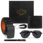 ALBNO Men’s 5-in-1 Gift Set – Black